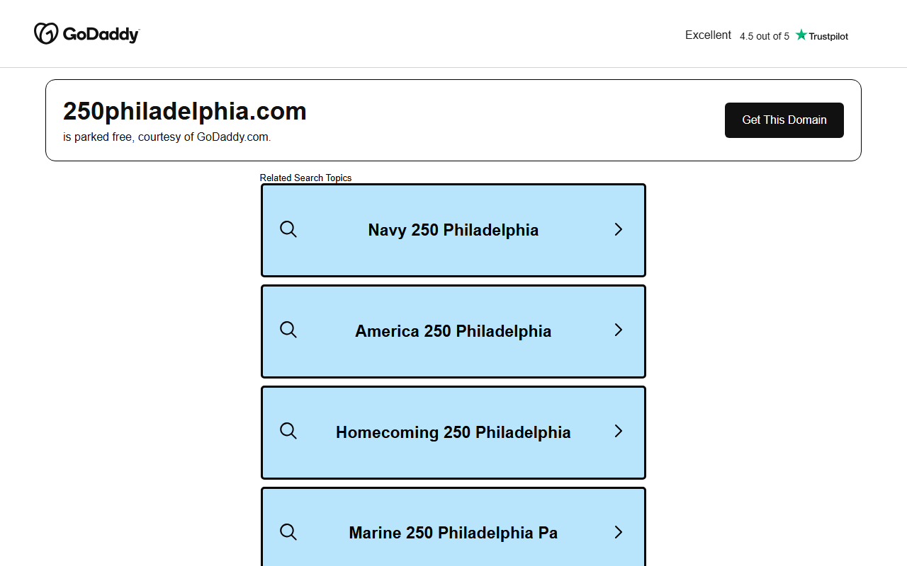250philadelphia.com screenshot