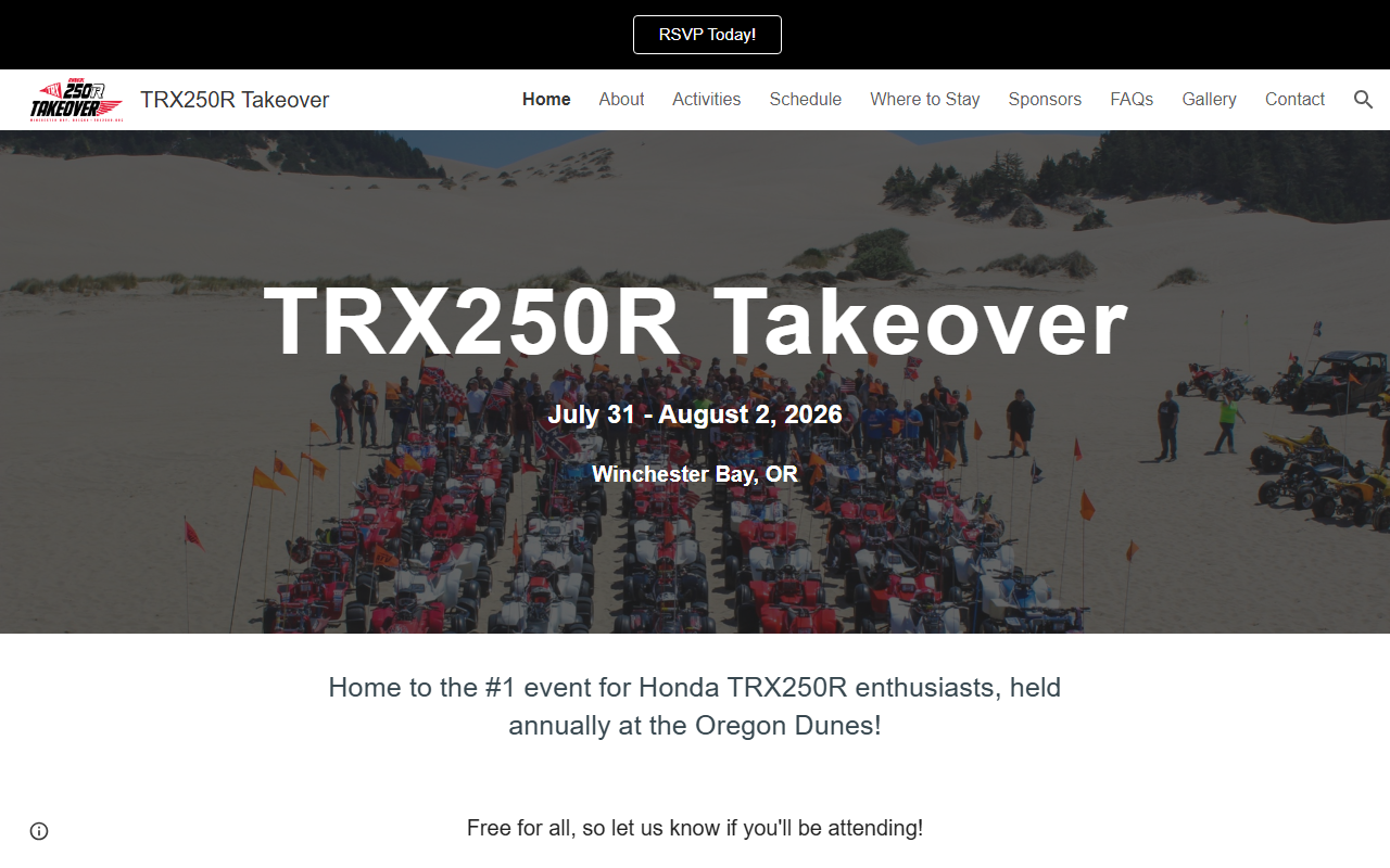250rtakeover.com screenshot