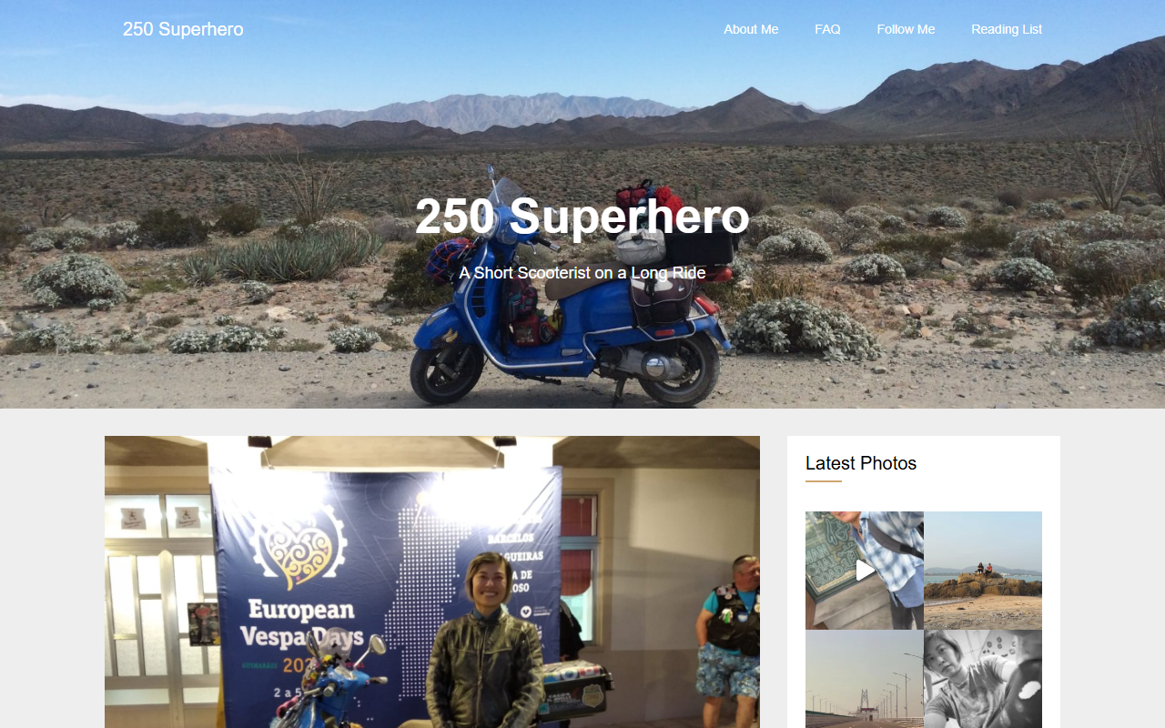 250superhero.com screenshot