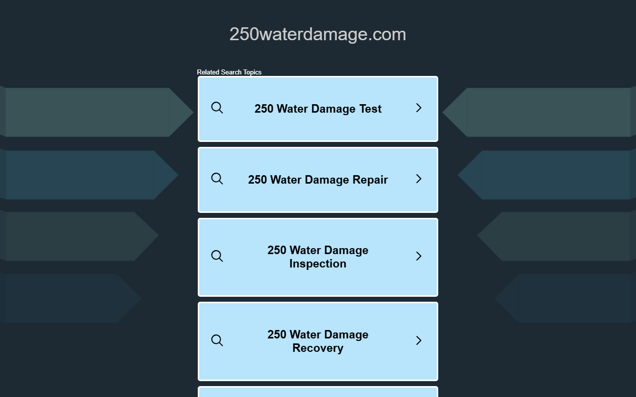 250waterdamage.com screenshot