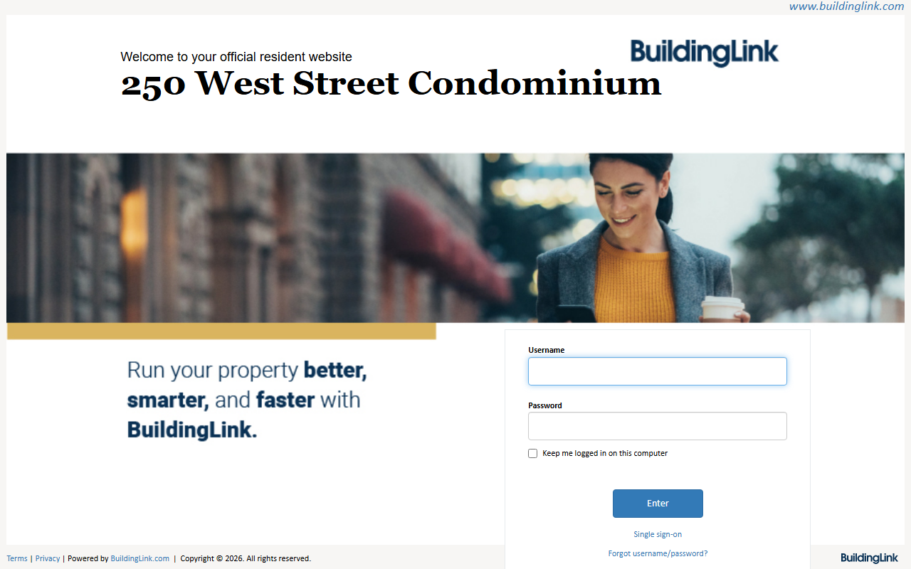 250westresidents.com screenshot