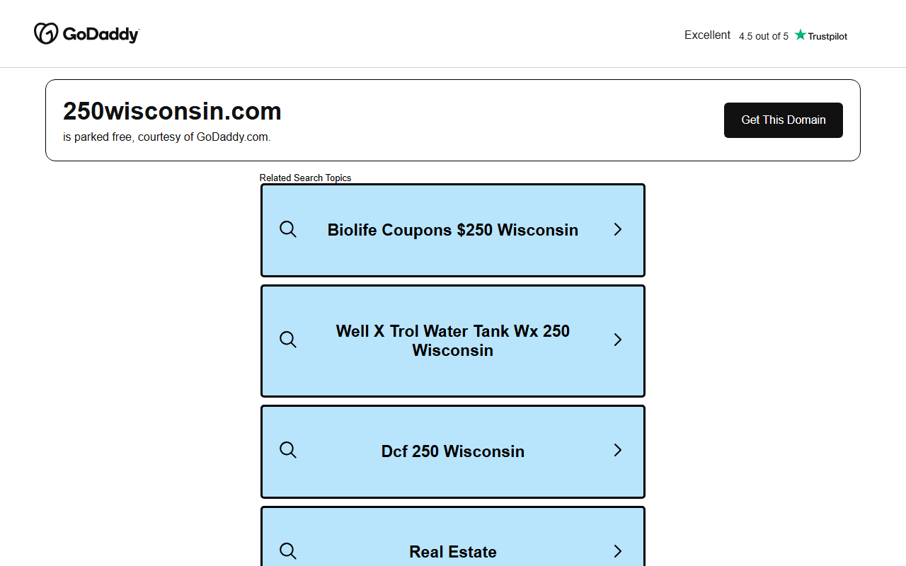 250wisconsin.com screenshot