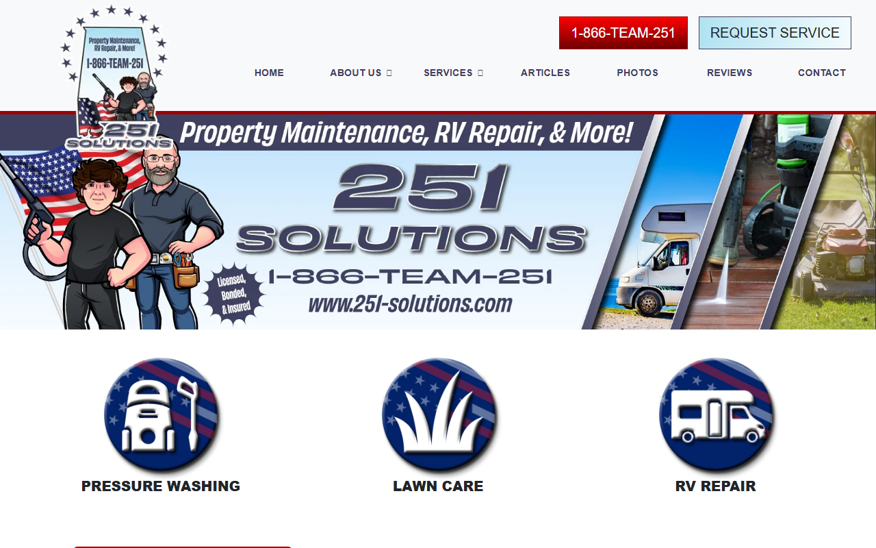 251-solutions.com screenshot