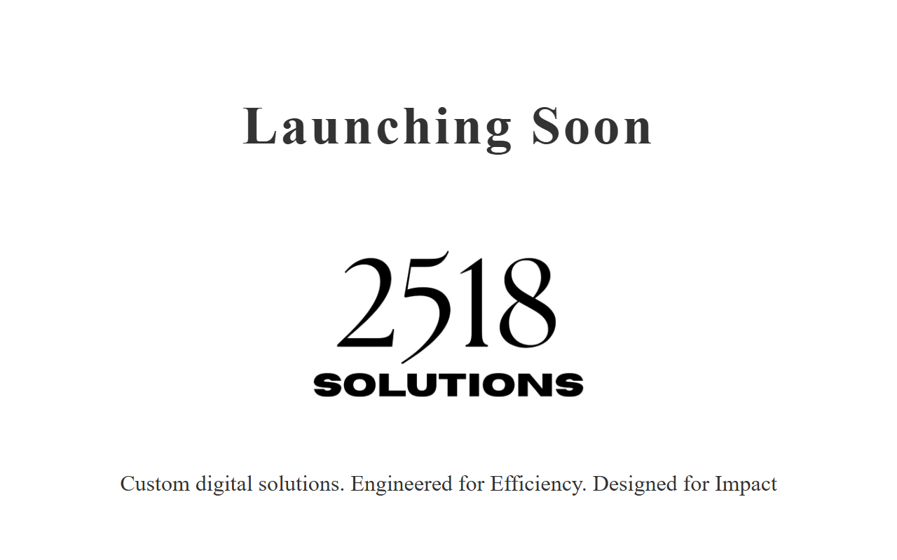 2518solutions.com screenshot