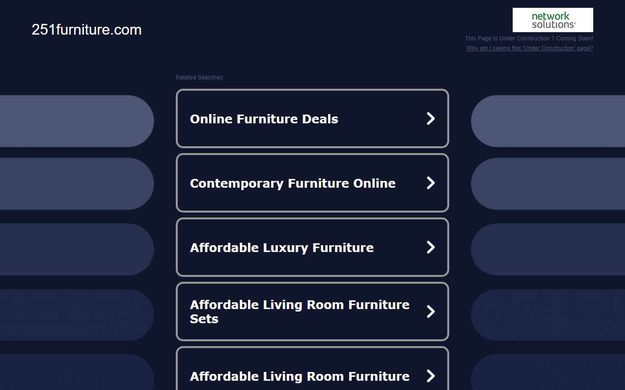 251furniture.com screenshot