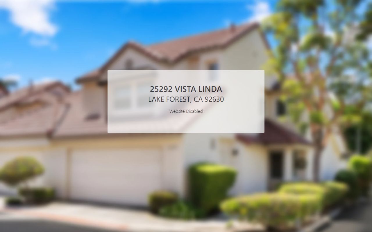 25292vistalinda.com screenshot