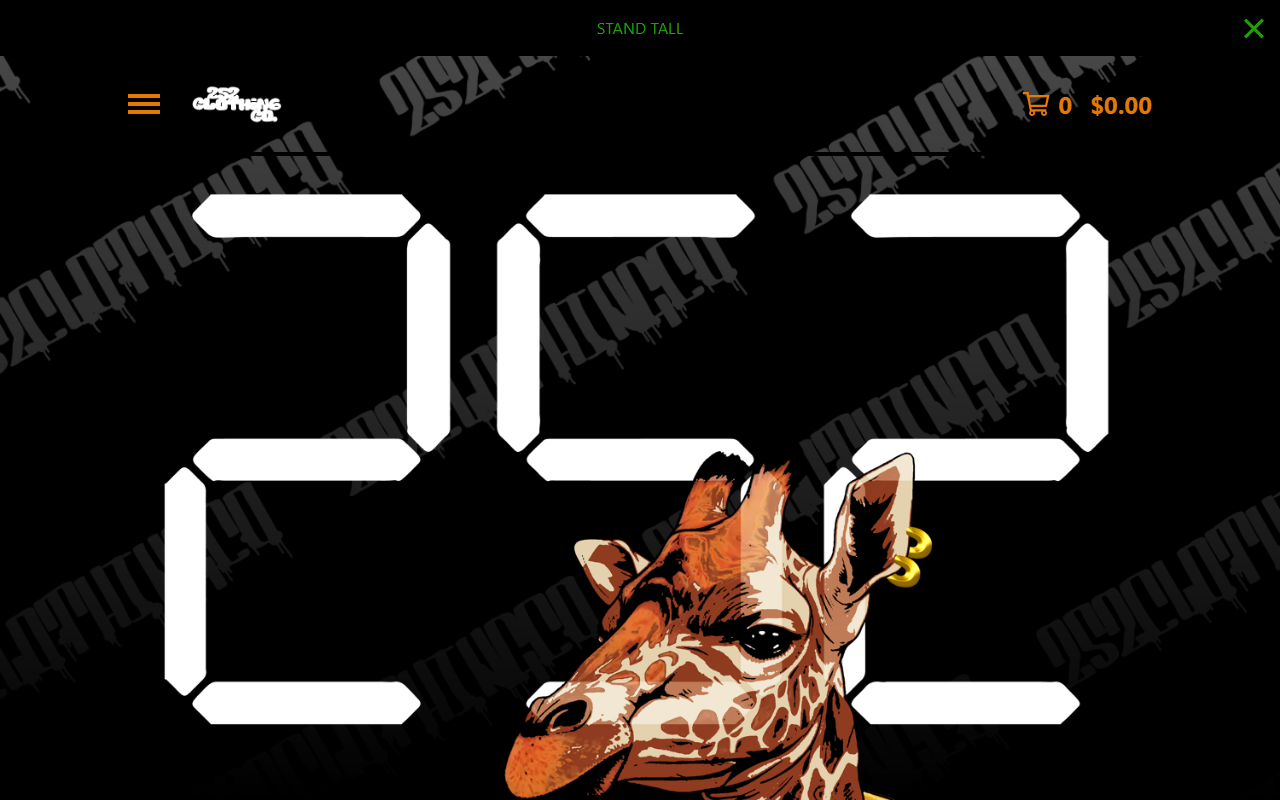 252clothingco.com screenshot