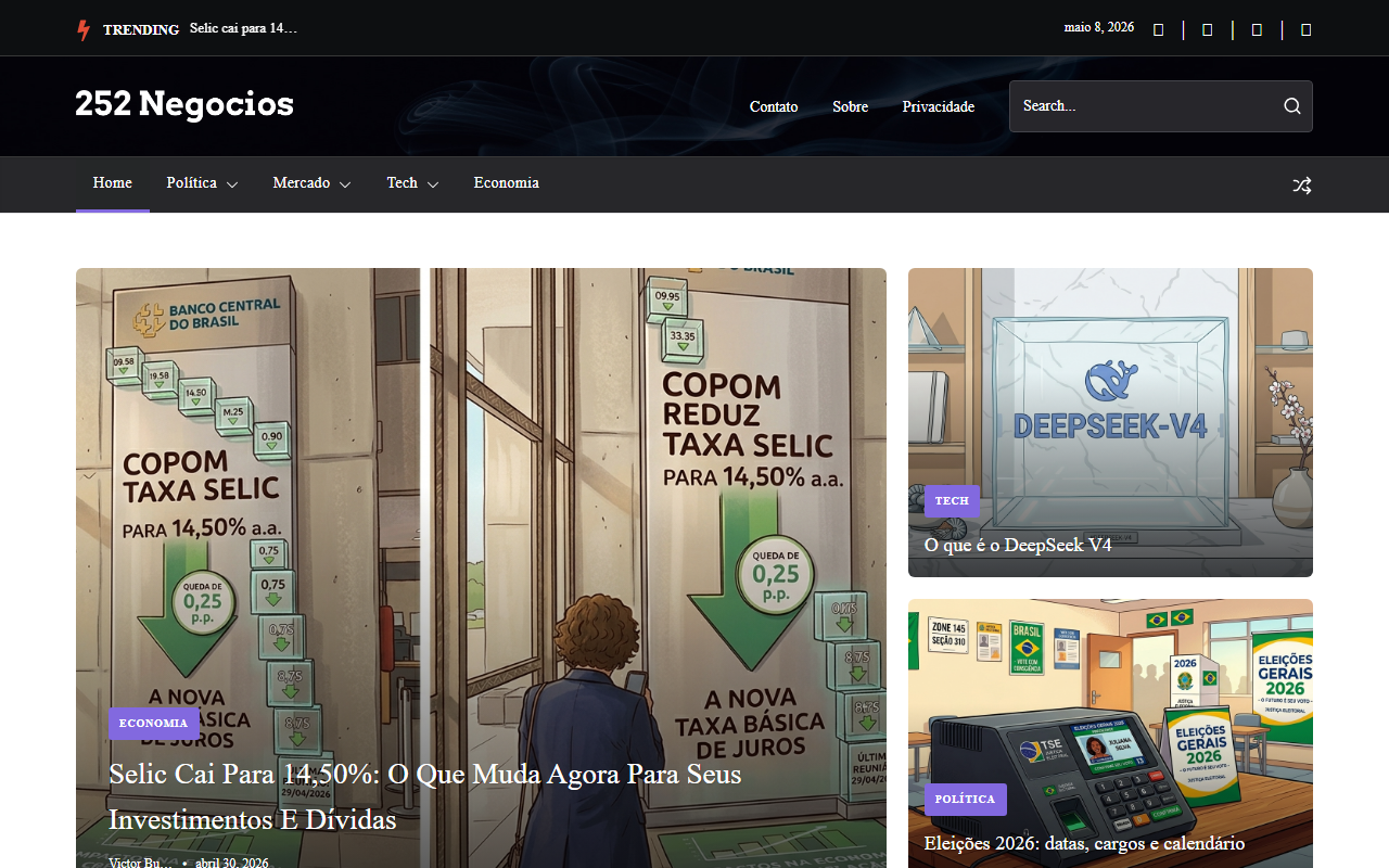 252negocios.com screenshot