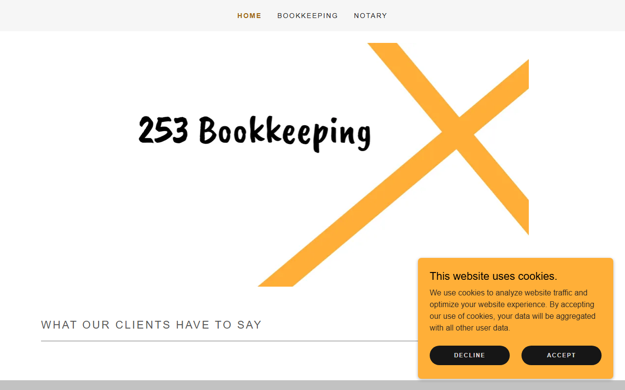253bookkeeping.com screenshot