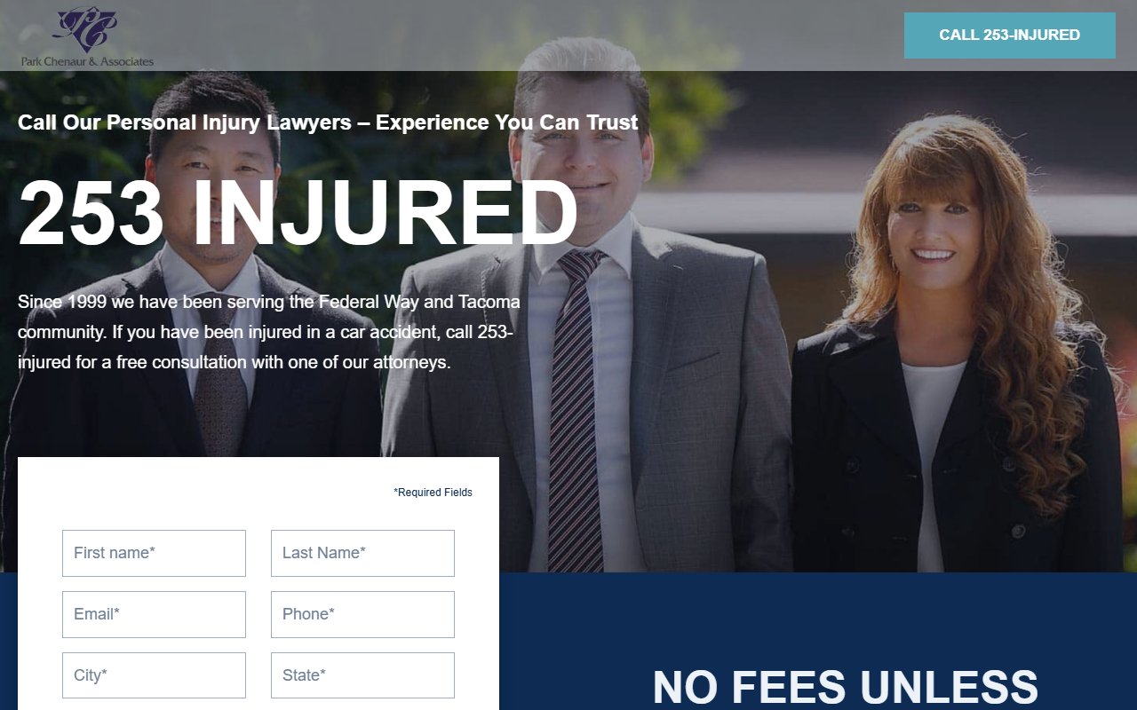 253injured.com screenshot