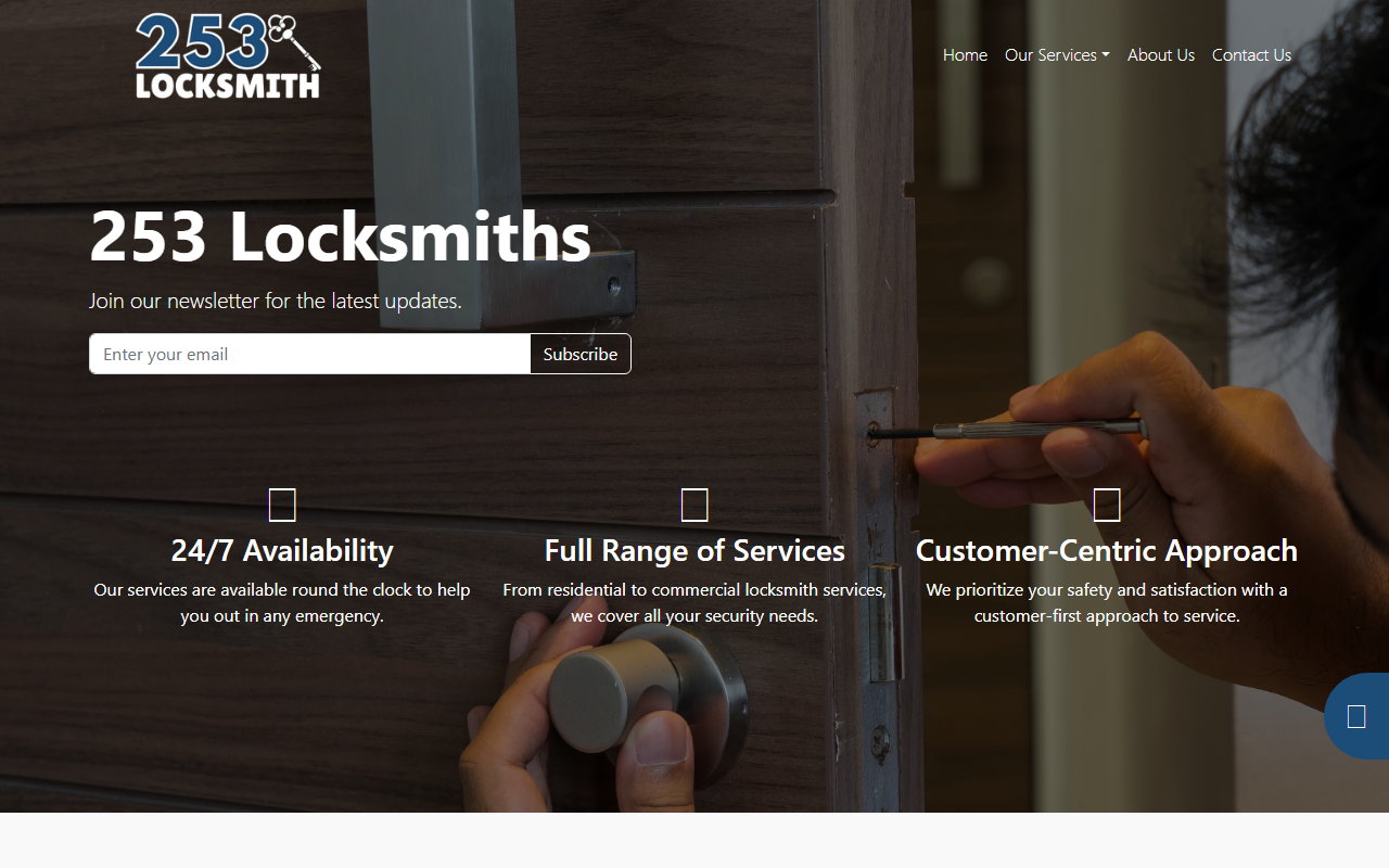 253locksmiths.com screenshot
