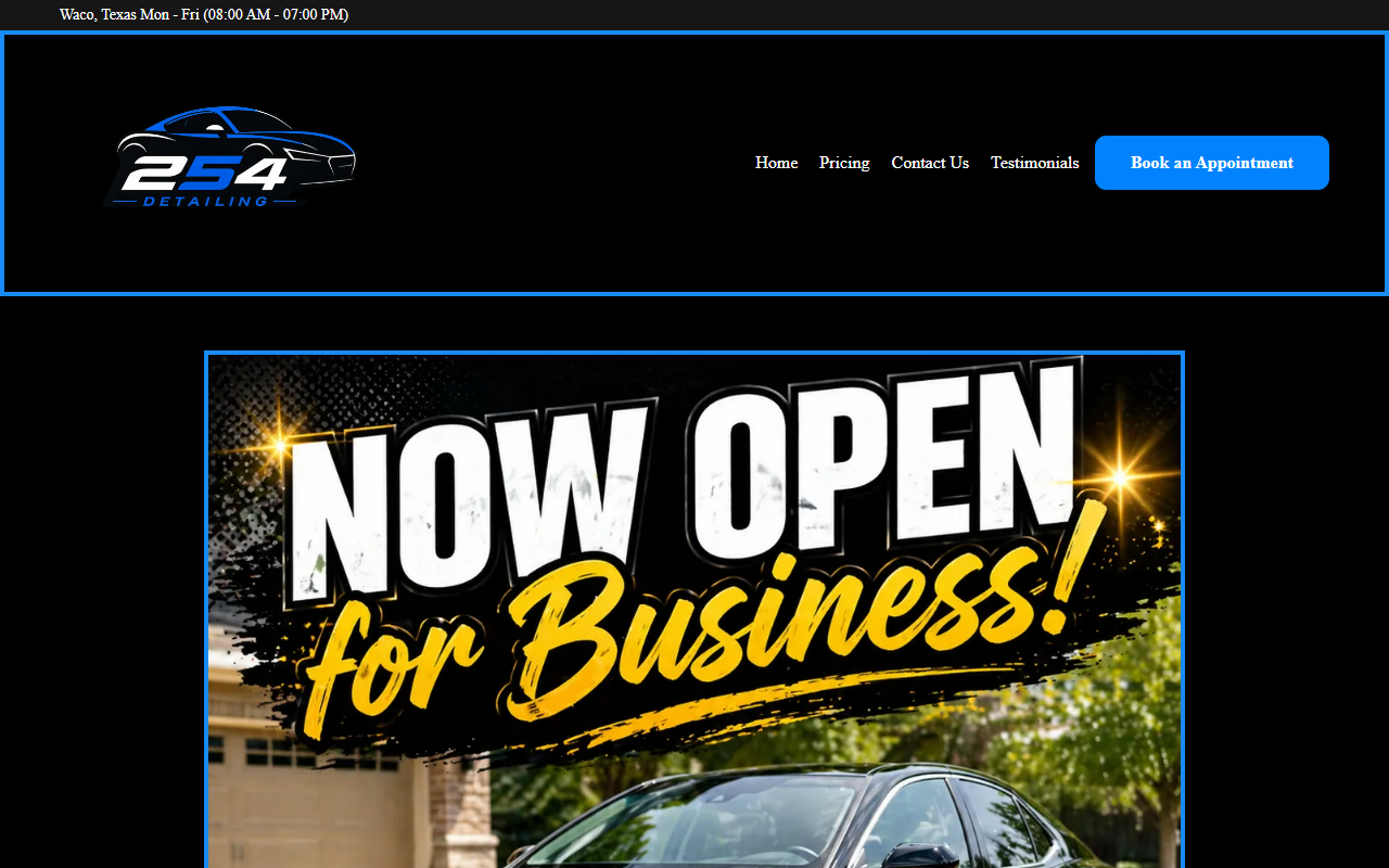 254detailing.com screenshot