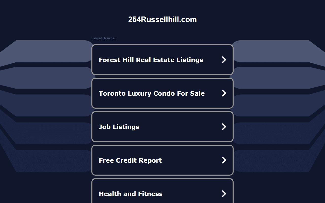 254russellhill.com screenshot