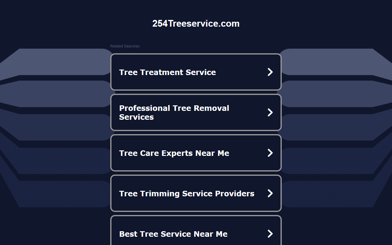 254treeservice.com screenshot