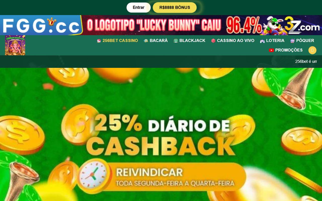 256betcassin.com screenshot