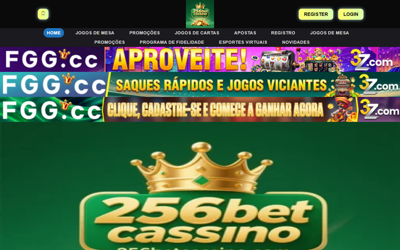 256betcassino.com screenshot