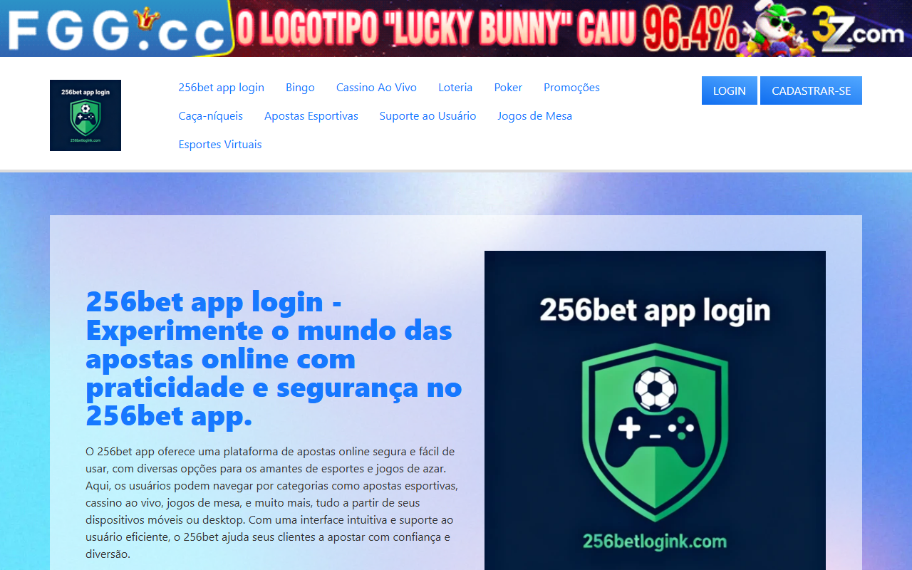256betlogink.com screenshot