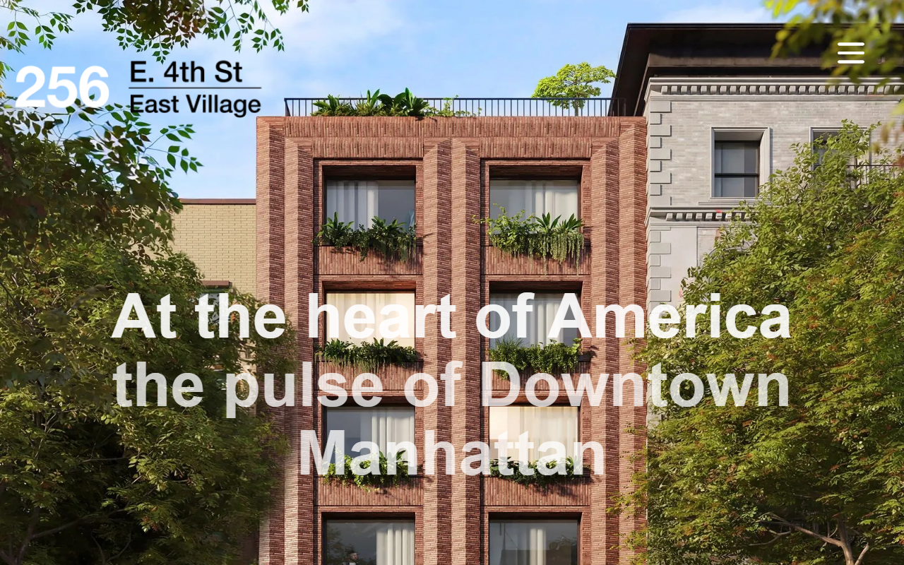 256east4thstreet.com screenshot