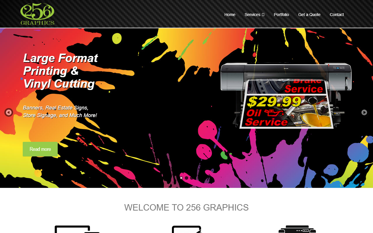 256graphic.com screenshot