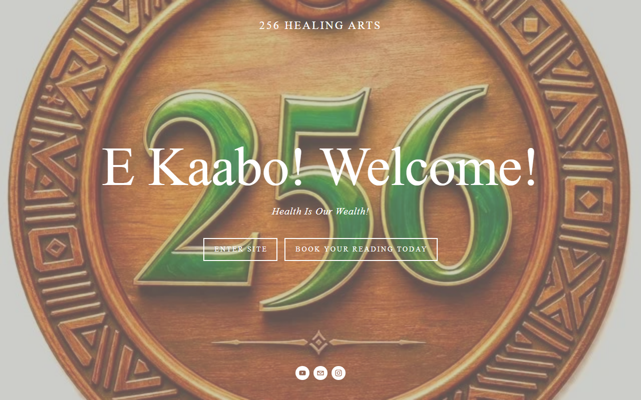 256healingarts.com screenshot