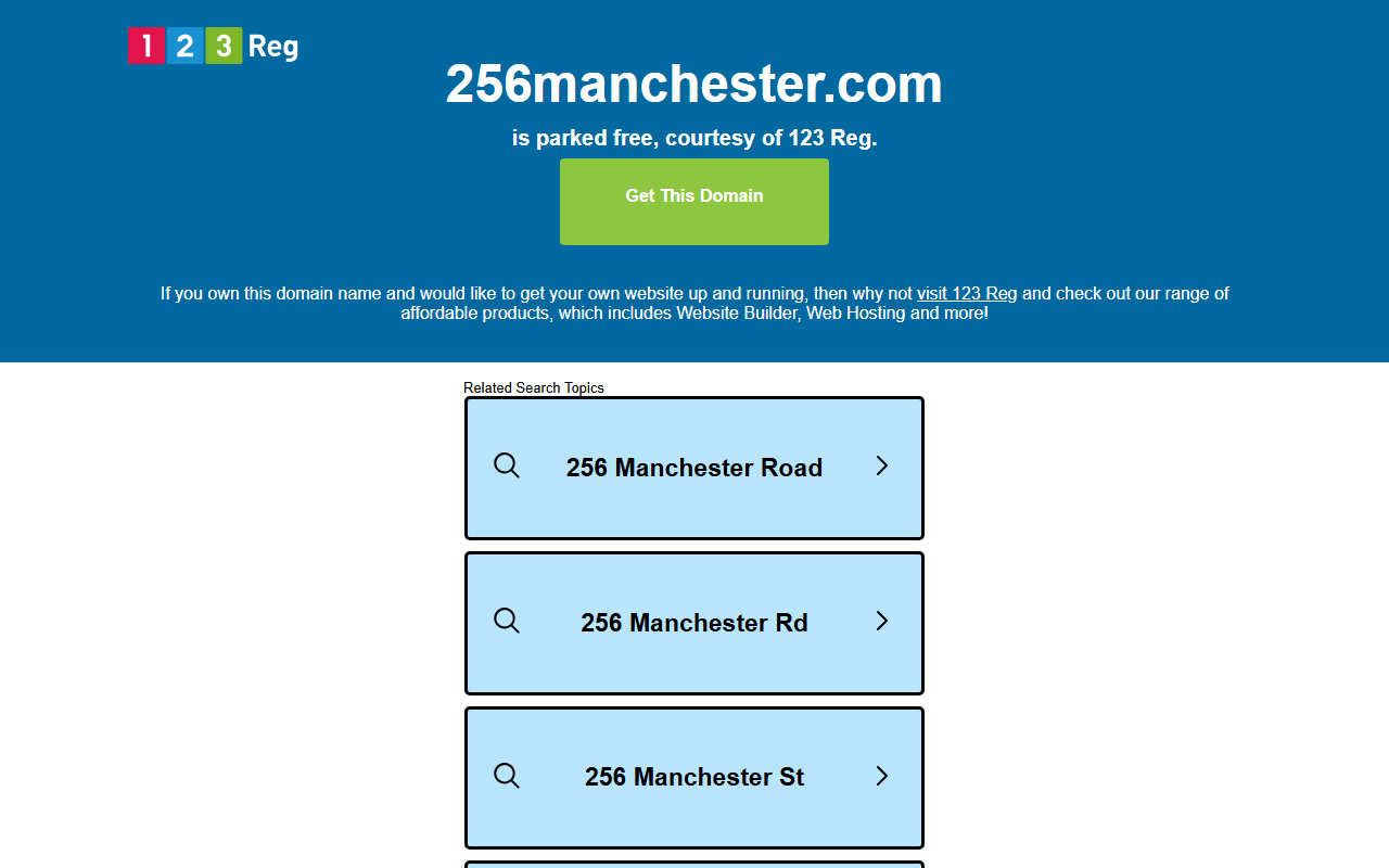 256manchester.com screenshot