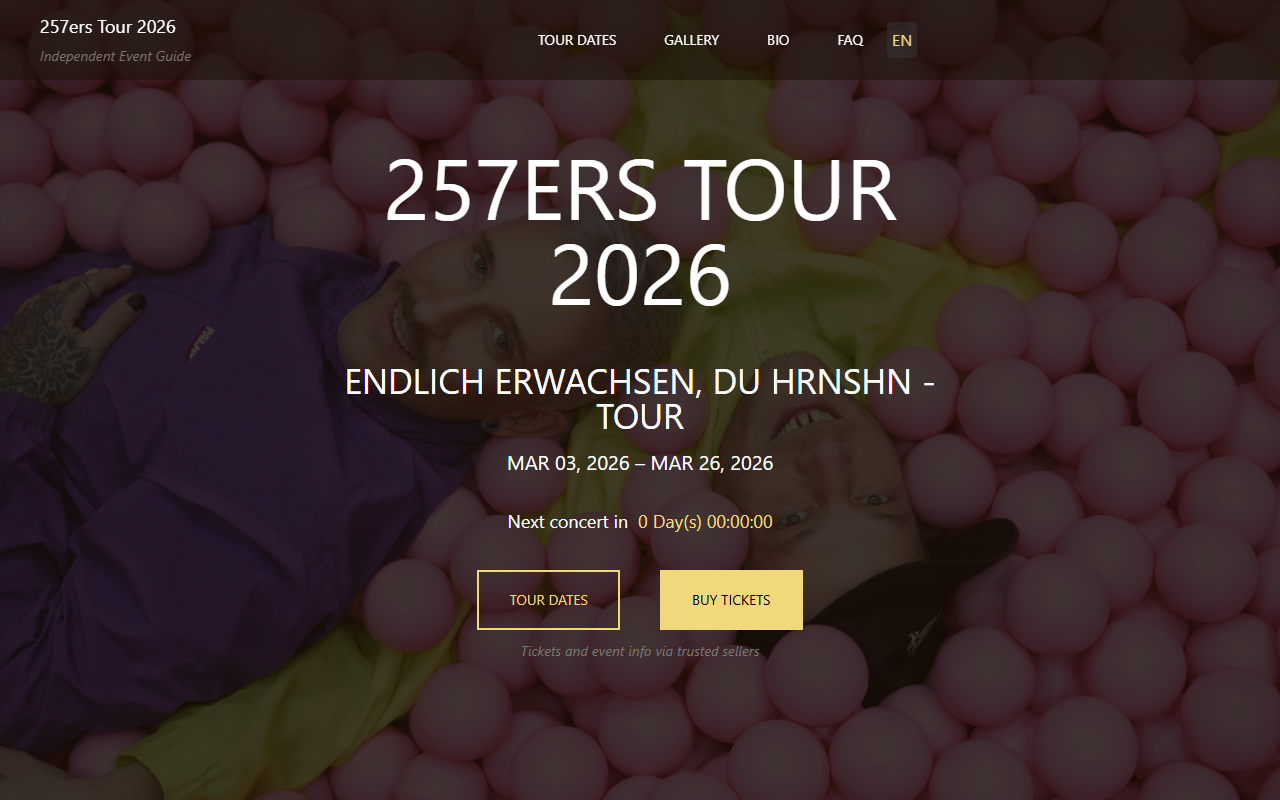 257erstour.com screenshot