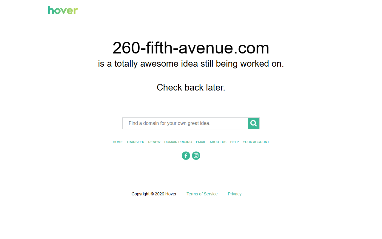 260-fifth-avenue.com screenshot
