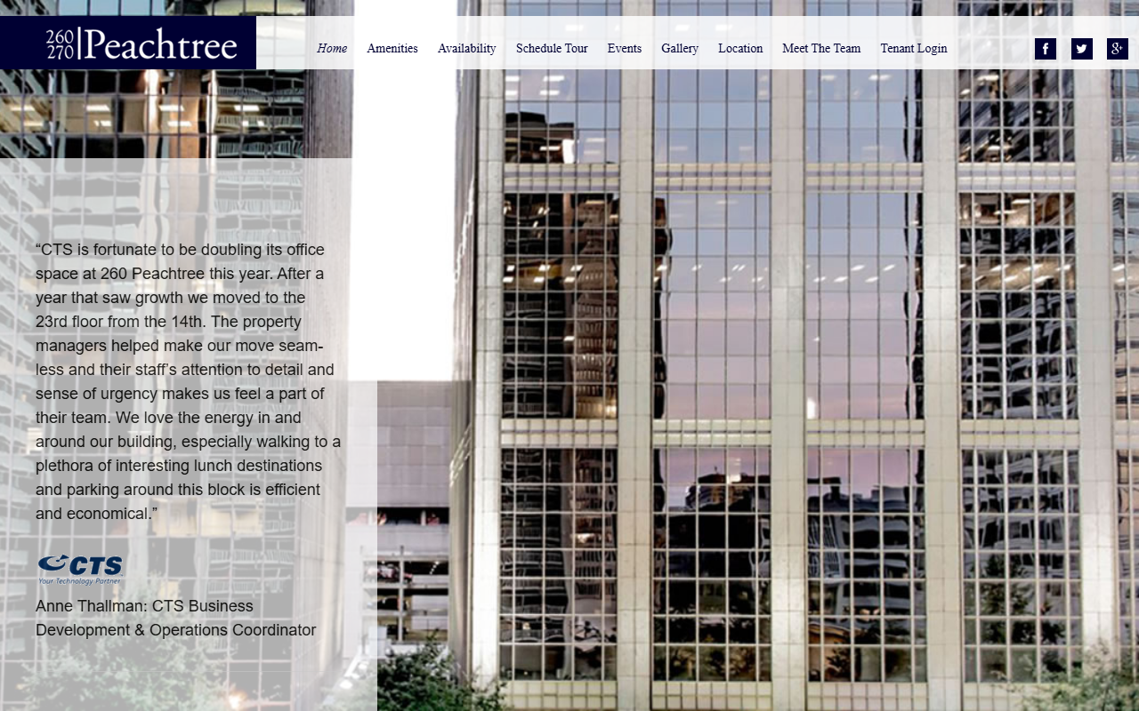 260270peachtree.com screenshot