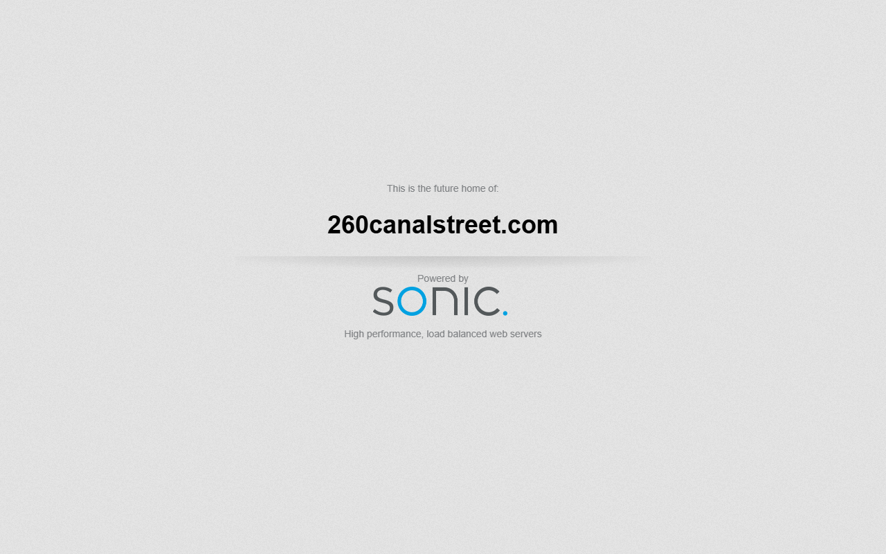 260canalstreet.com screenshot