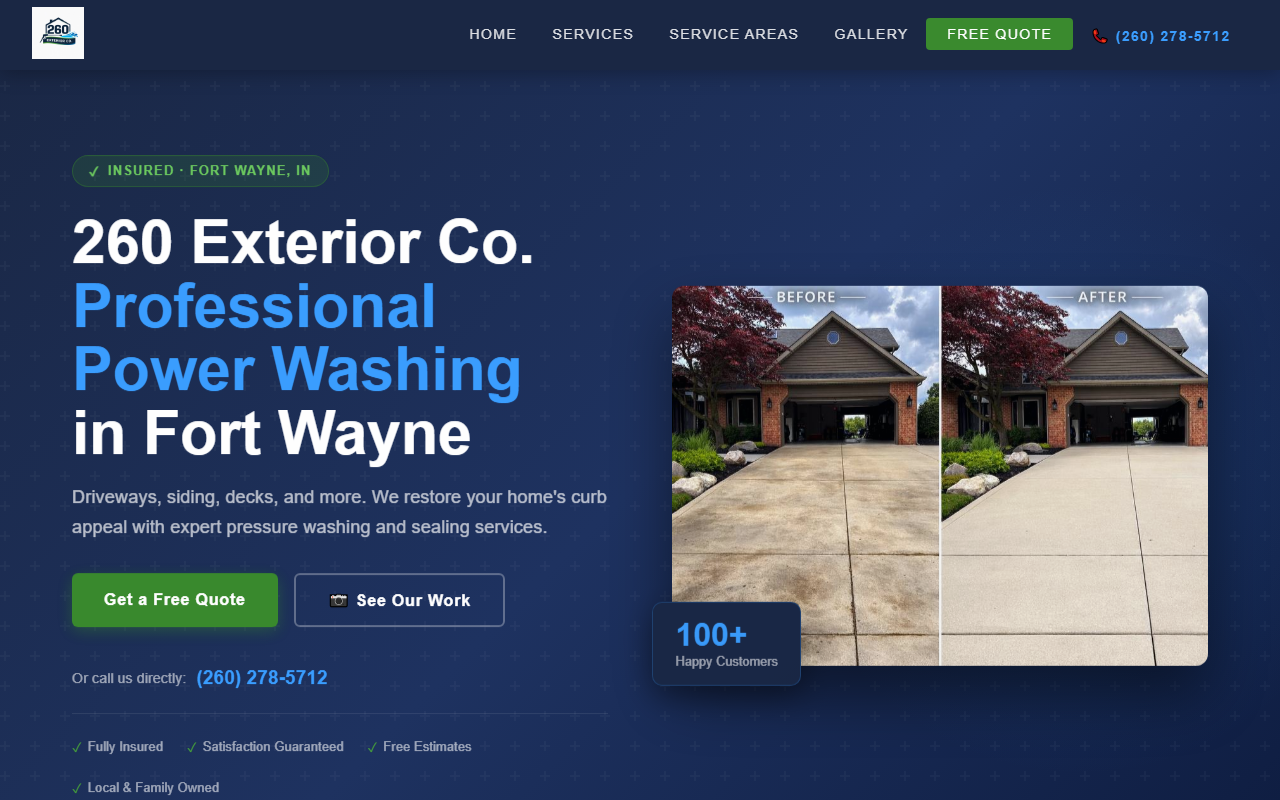 260exteriorco.com screenshot