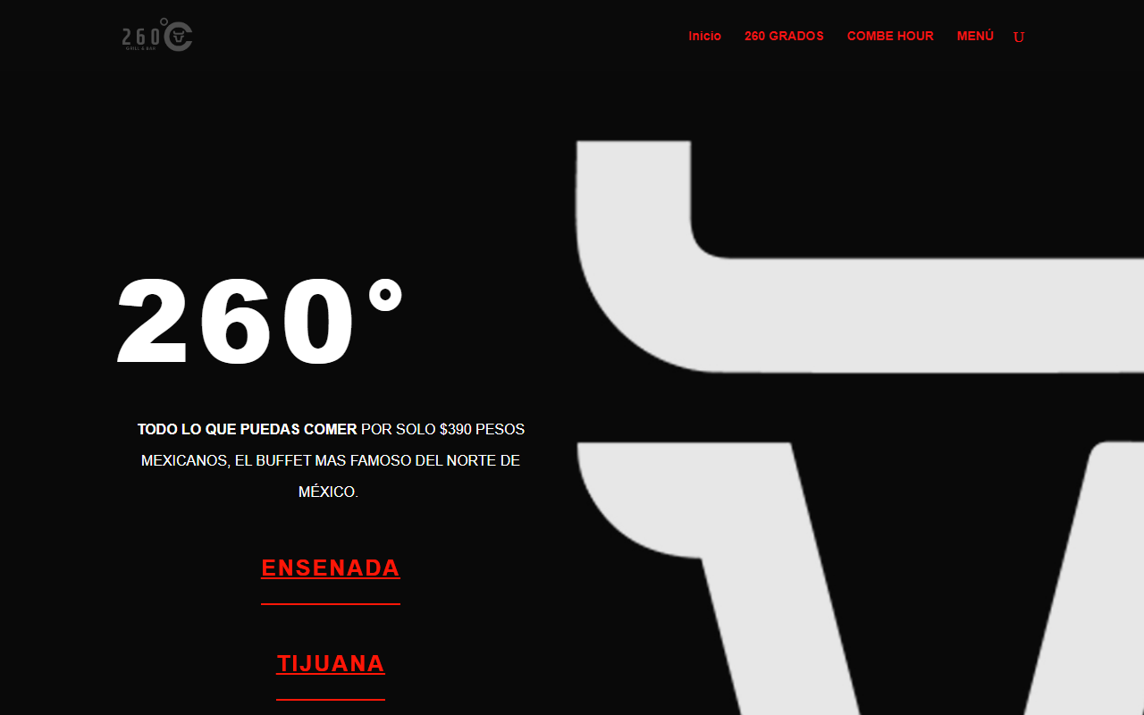 260grillbar.com screenshot