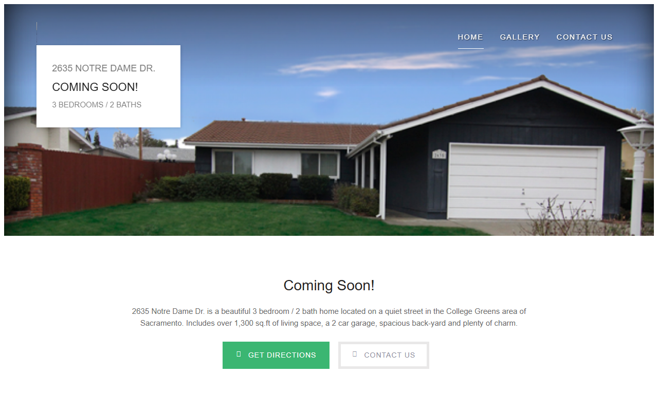 2635notredame.com screenshot