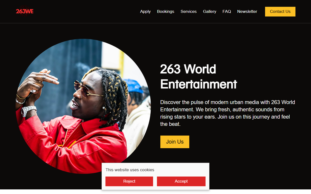 263worldent.com screenshot