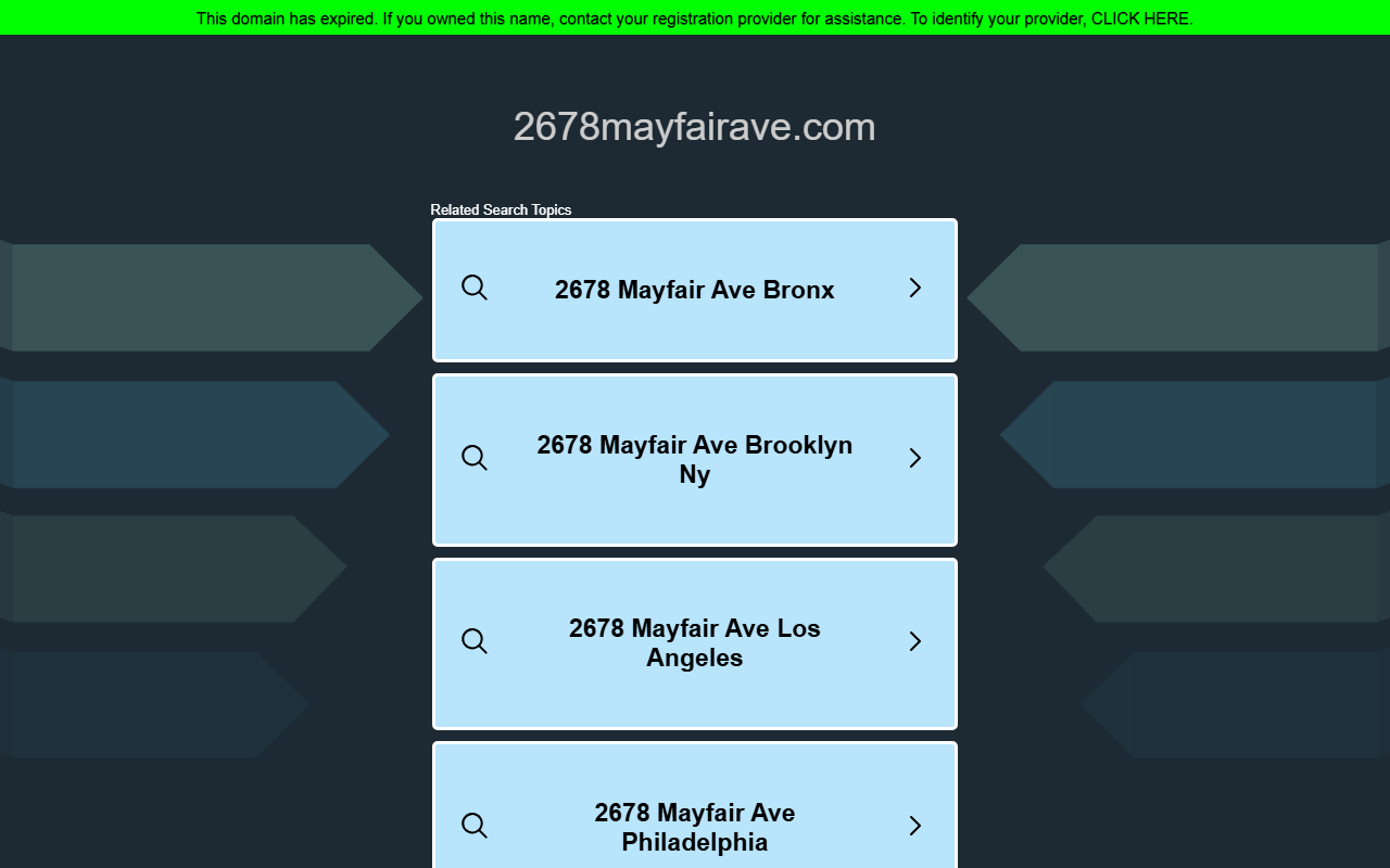 2678mayfairave.com screenshot