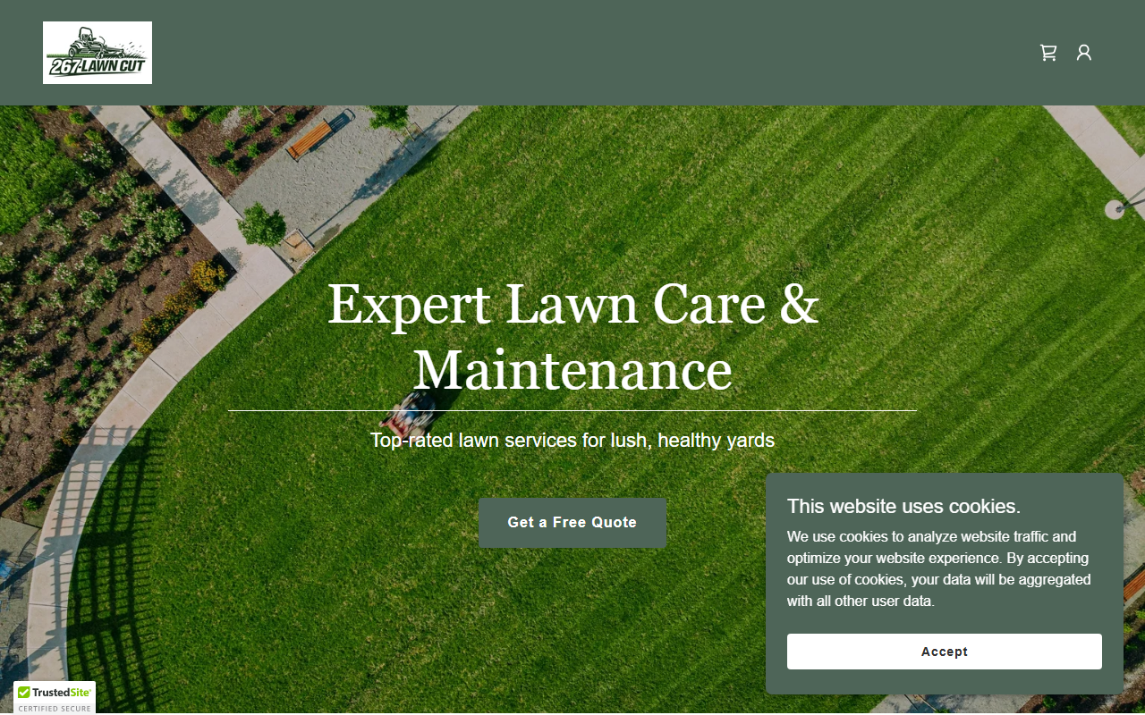 267lawncut.com screenshot