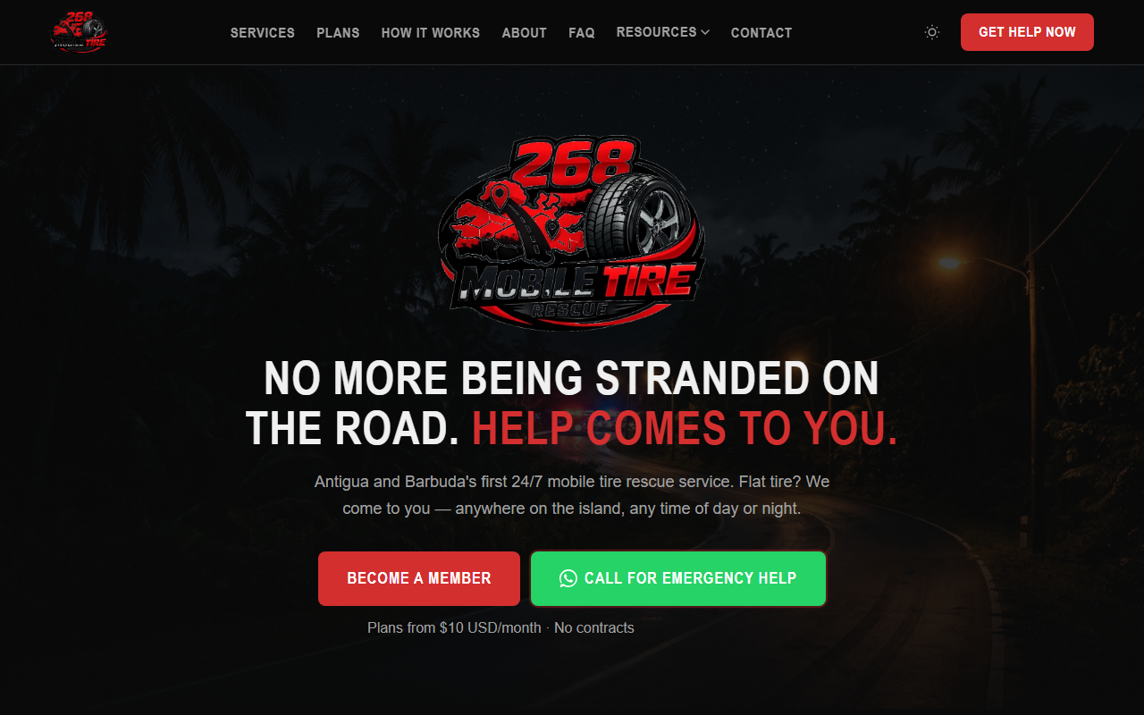 268mobiletire.com screenshot