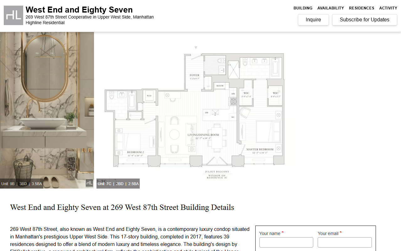269west87th.com screenshot