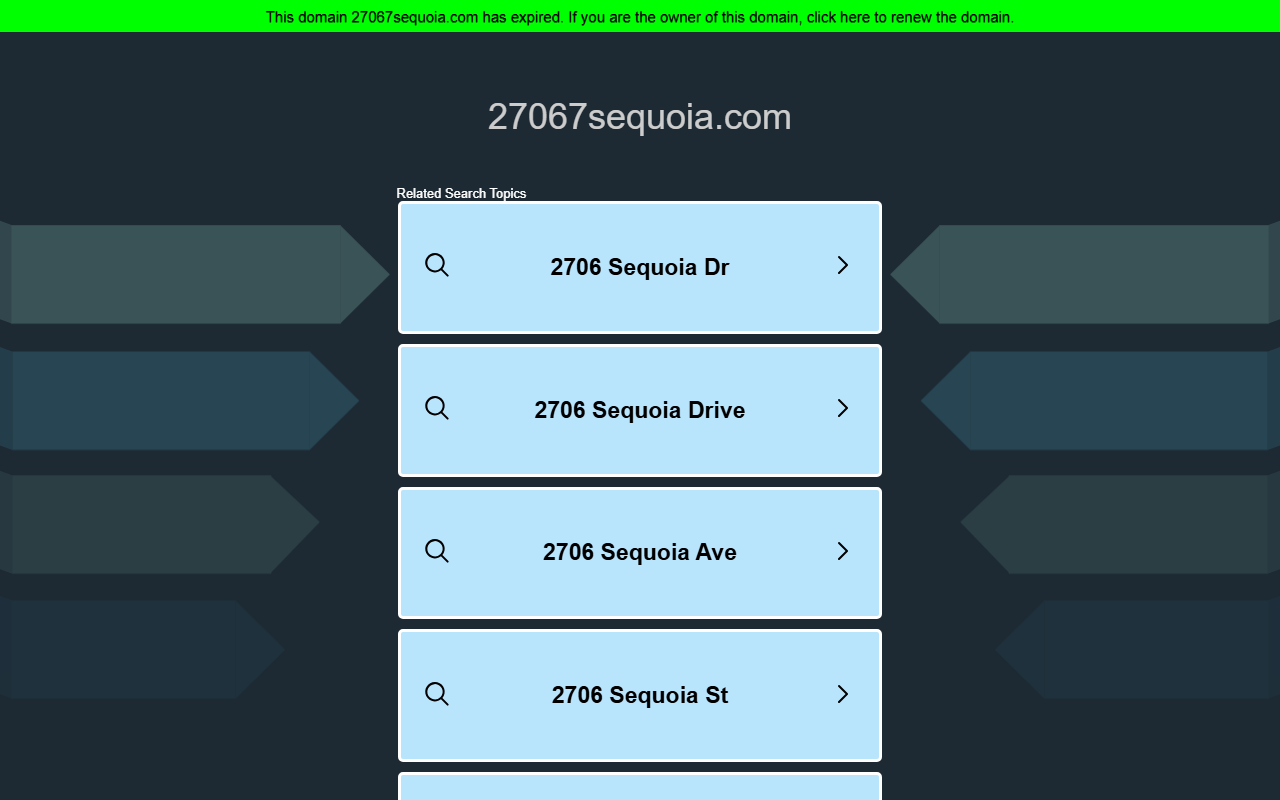 27067sequoia.com screenshot