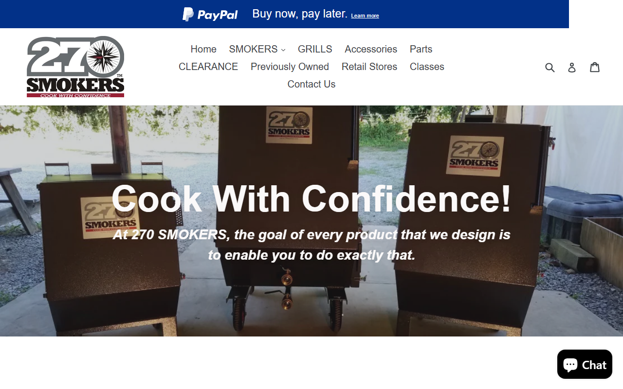 270smokers.com screenshot