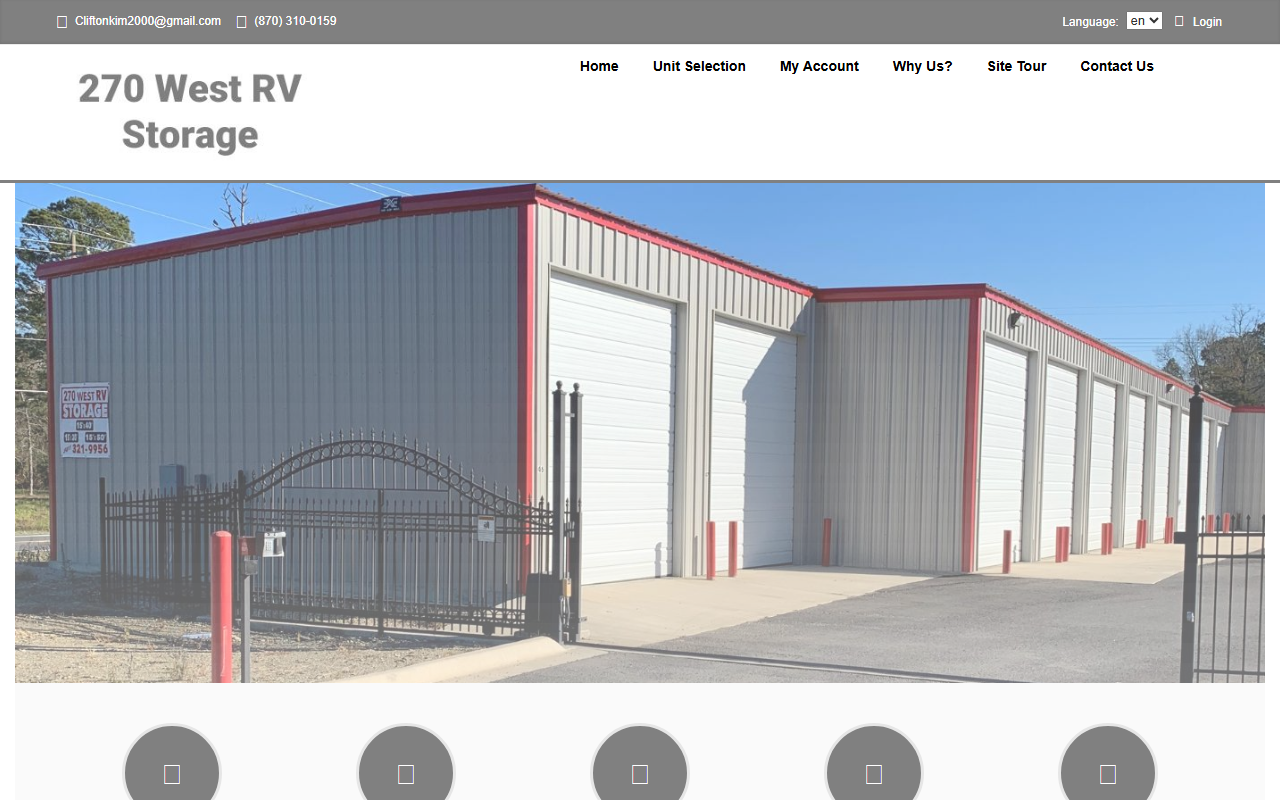 270westrvstorage.com screenshot