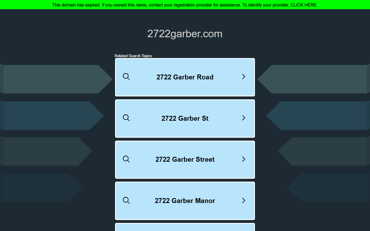 2722garber.com screenshot