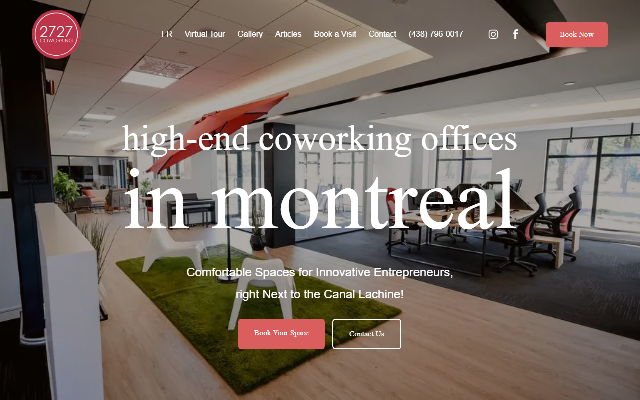 2727coworking.com screenshot