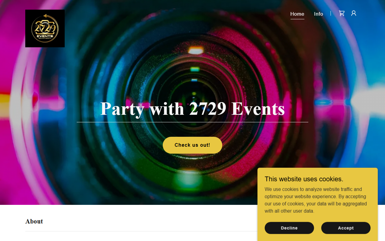 2729events.com screenshot