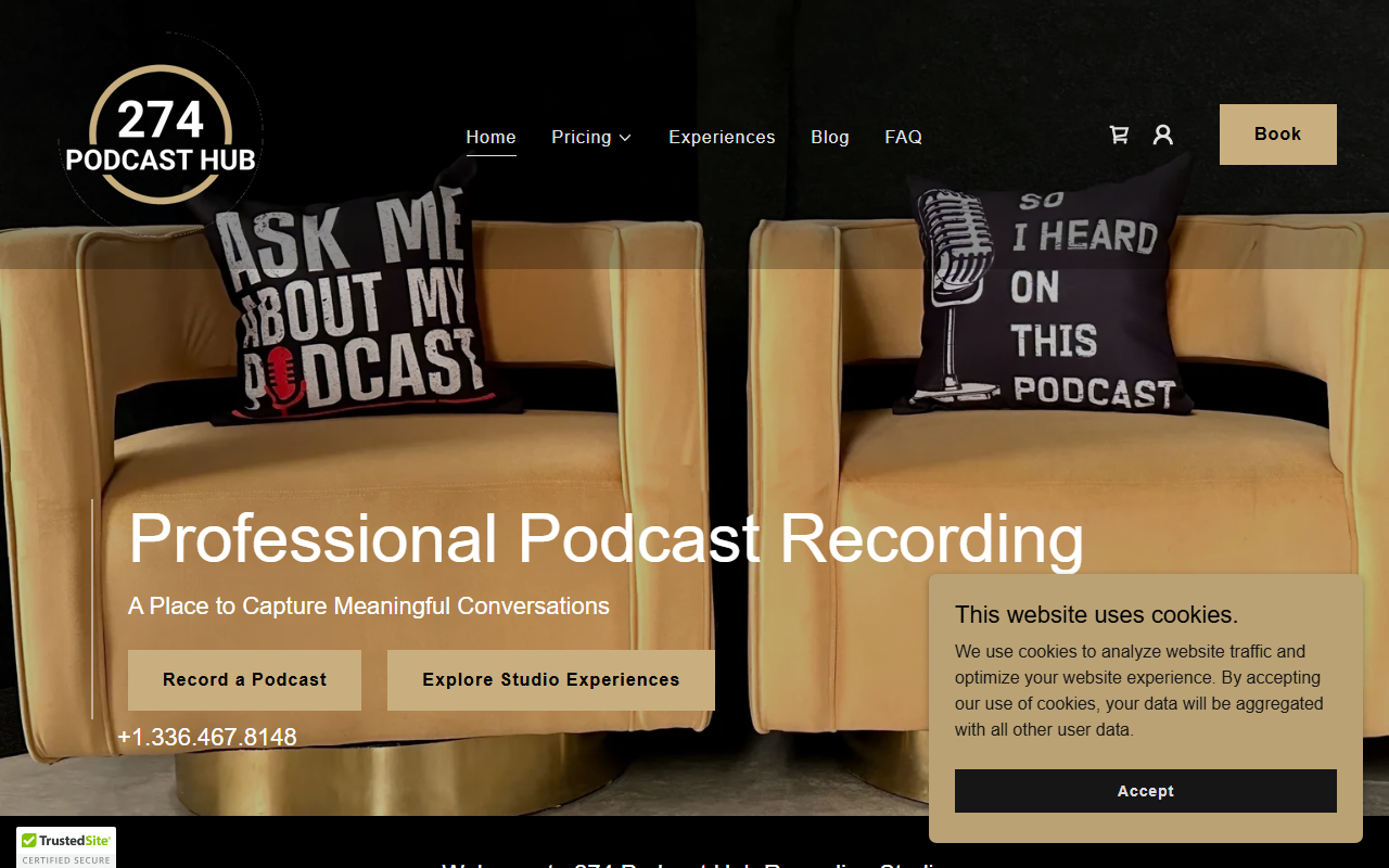 274podcasthub.com screenshot