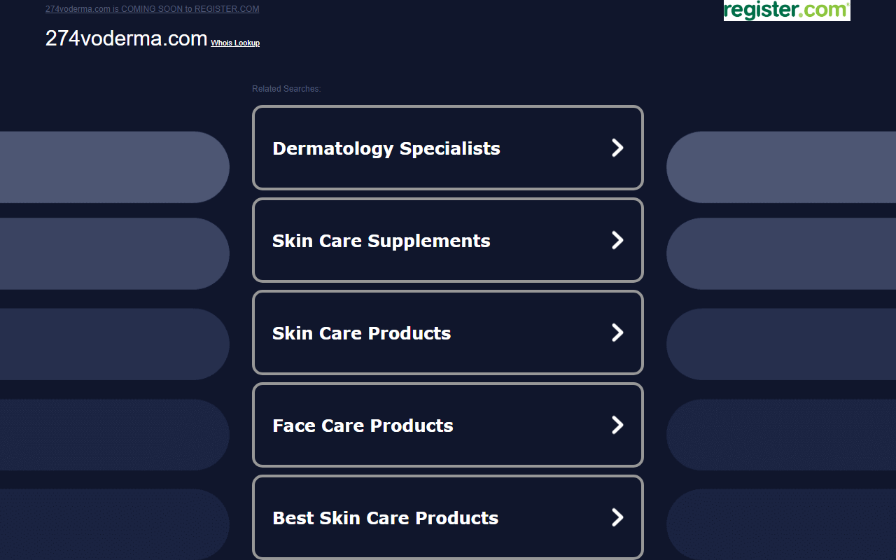 274voderma.com screenshot