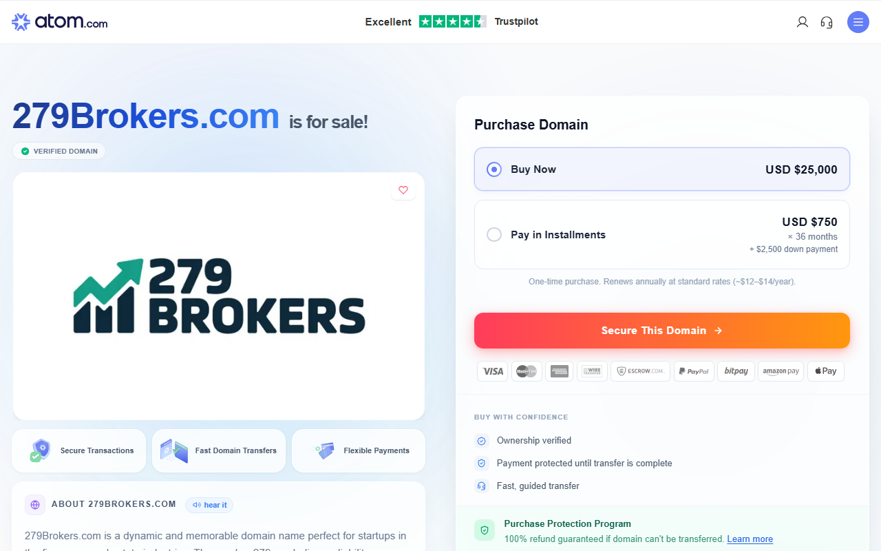 279brokers.com screenshot
