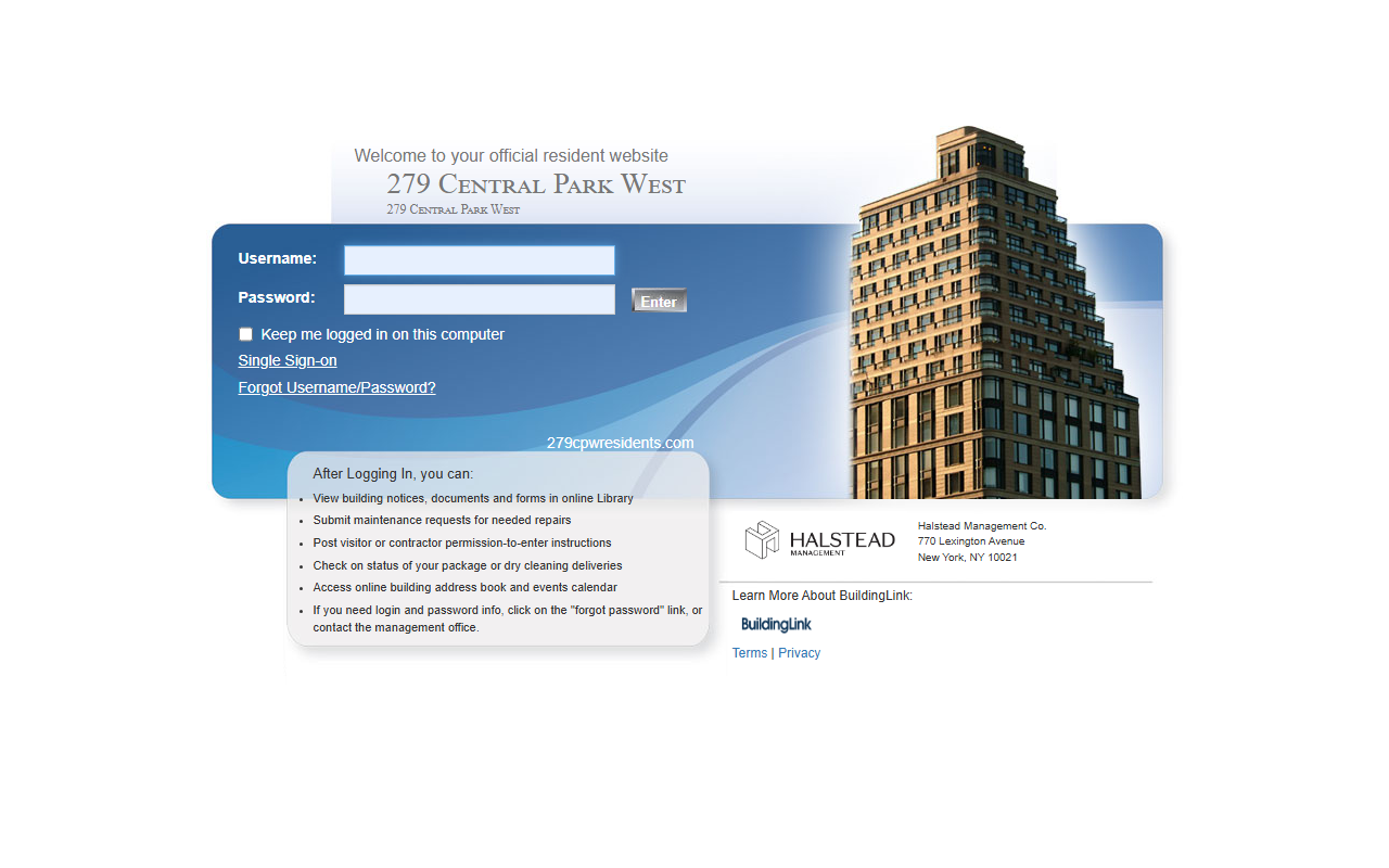 279cpwresidents.com screenshot