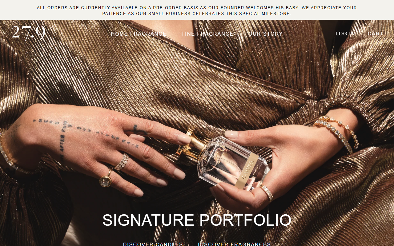 279fragrance.com screenshot