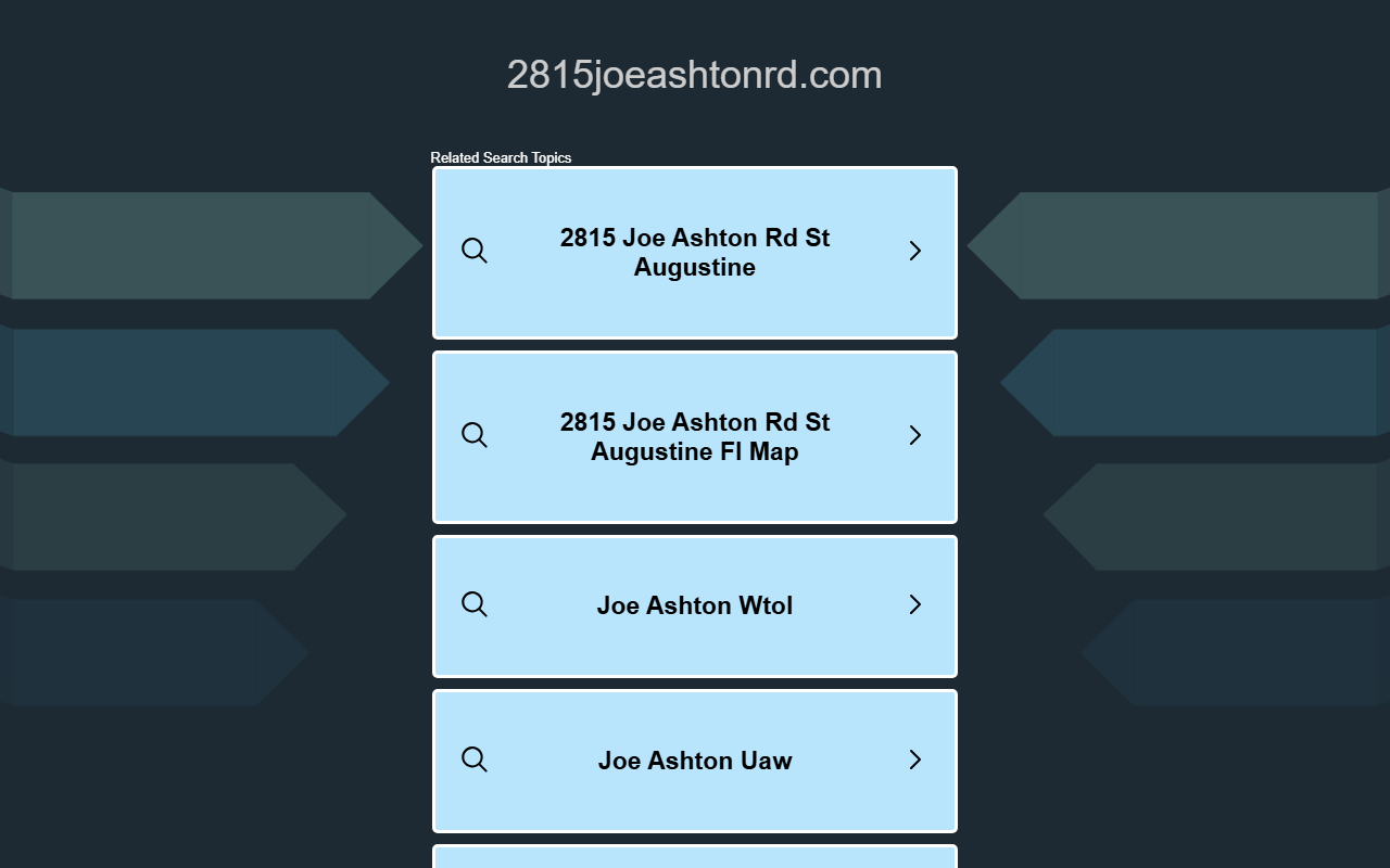 2815joeashtonrd.com screenshot