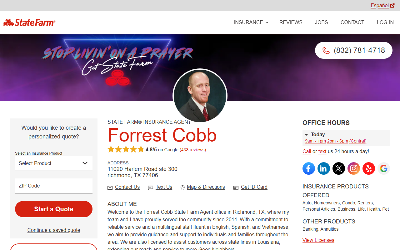 281autoinsurance.com screenshot